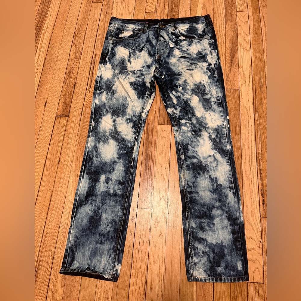 Alexander McQueen Men’s Straight Leg Jean | Bleached Indigo | Size 38